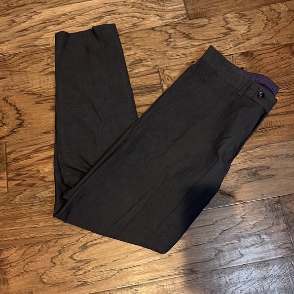 Ted Baker Pants Ted Baker 33r Navy Blue Wool Blend Jerome Pant Poshmark